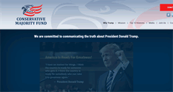 Desktop Screenshot of conservativemajorityfund.com