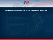 Tablet Screenshot of conservativemajorityfund.com